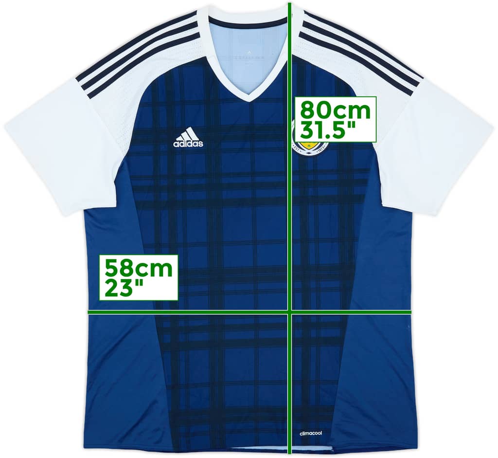 2016-17 Scotland Home Shirt - 9/10 - (XL)