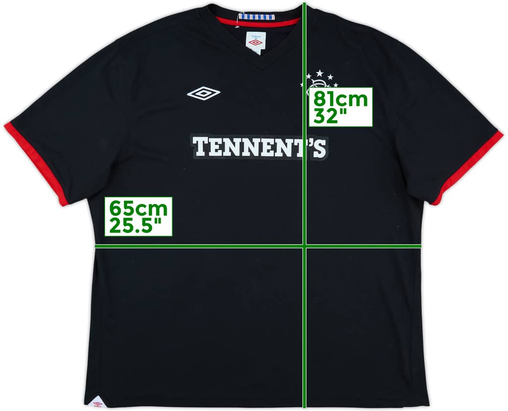 2010-11 Rangers Third Shirt - 8/10 - (3XL)
