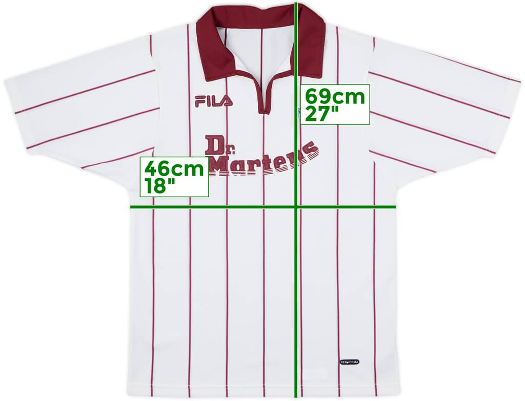 2002-03 West Ham Away Shirt - 8/10 - (XL.Boys)