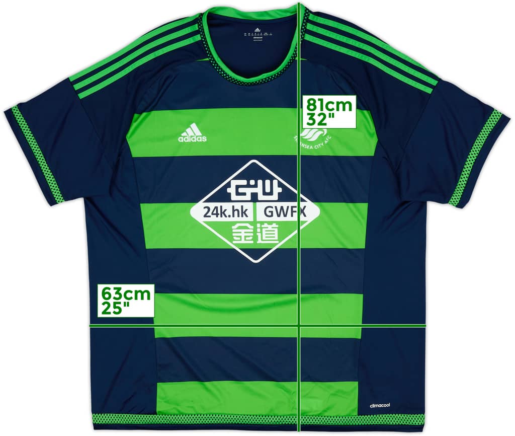 2015-16 Swansea Away Shirt - 8/10 - (XXL)