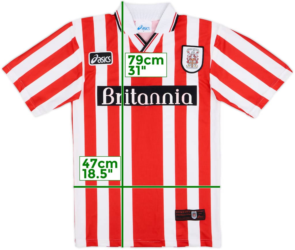 1997-98 Stoke City Home Shirt - 7/10 - (S)