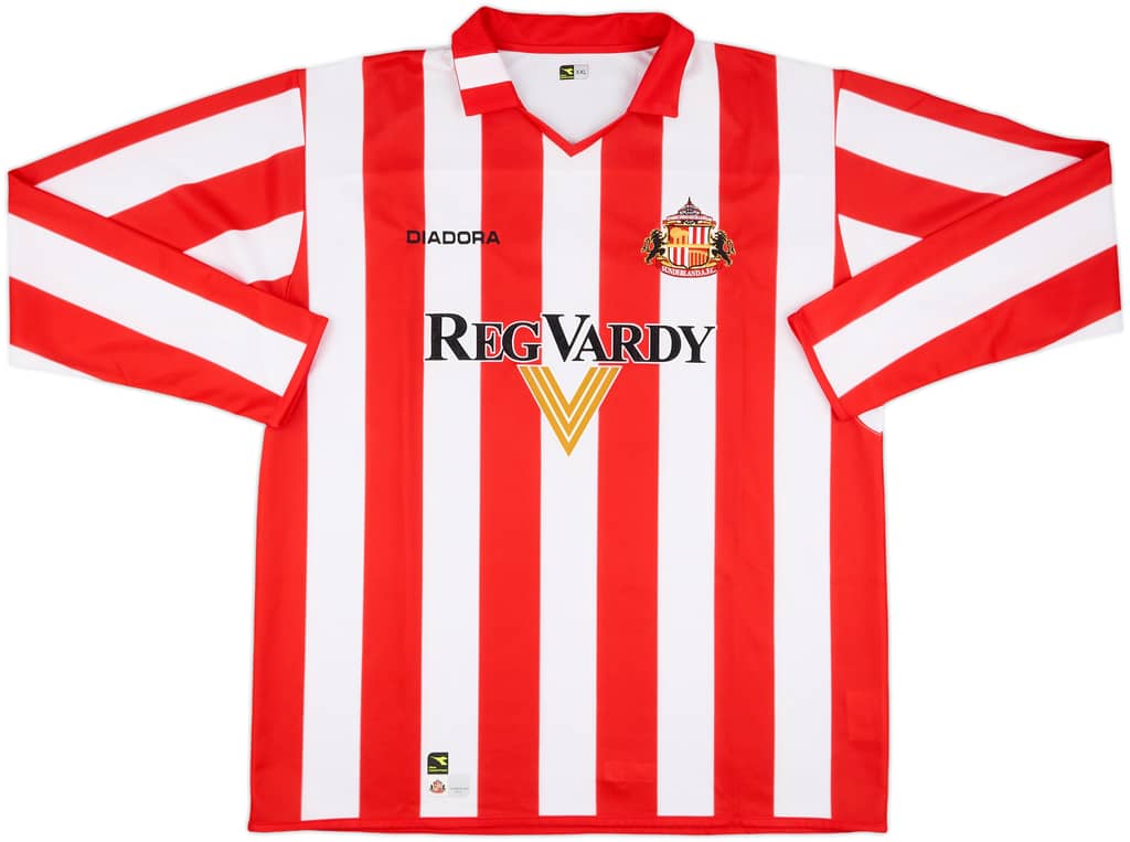 2004-05 Sunderland Home L/S Shirt - 9/10 - (XXL)