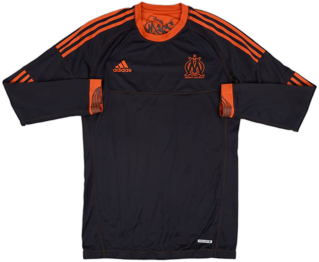 2012-13 Olympique Marseille Player Issue TechFit Third L/S Shirt - 8/10 - (XL)
