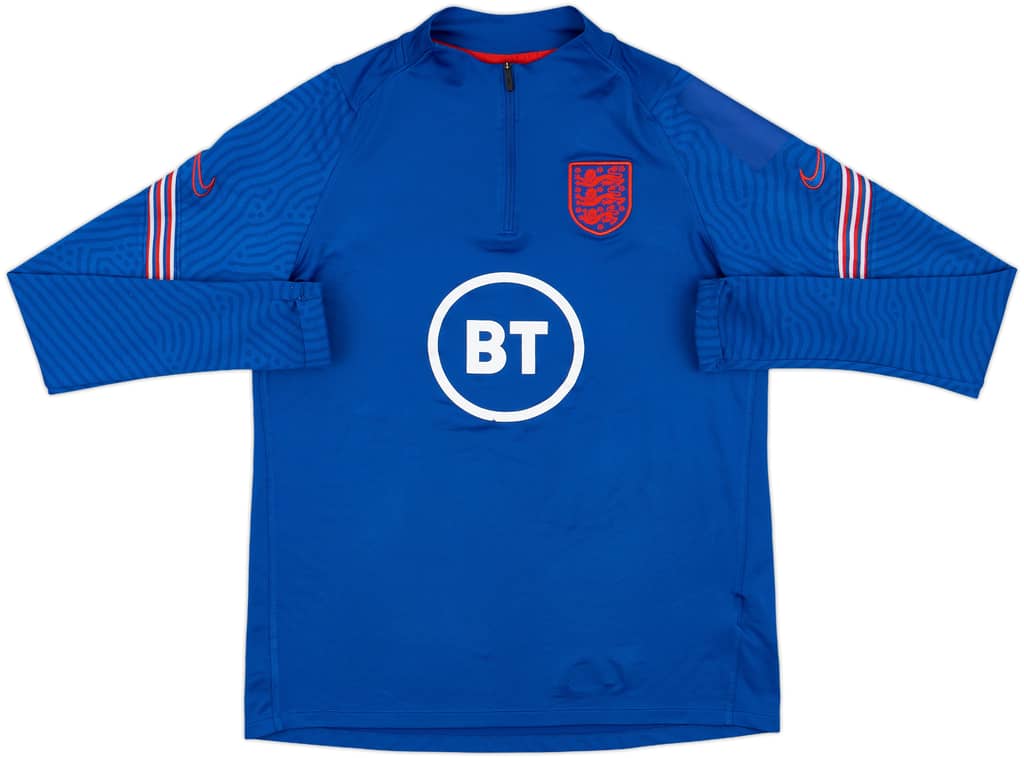 2020-21 England Nike 1/4 Zip Training Top - 6/10 - (M)