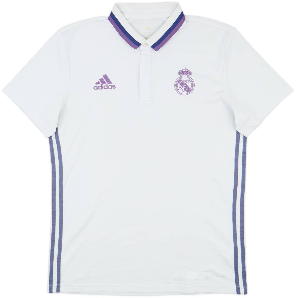 2016-17 Real Madrid adidas Polo Shirt - 10/10 - (L)