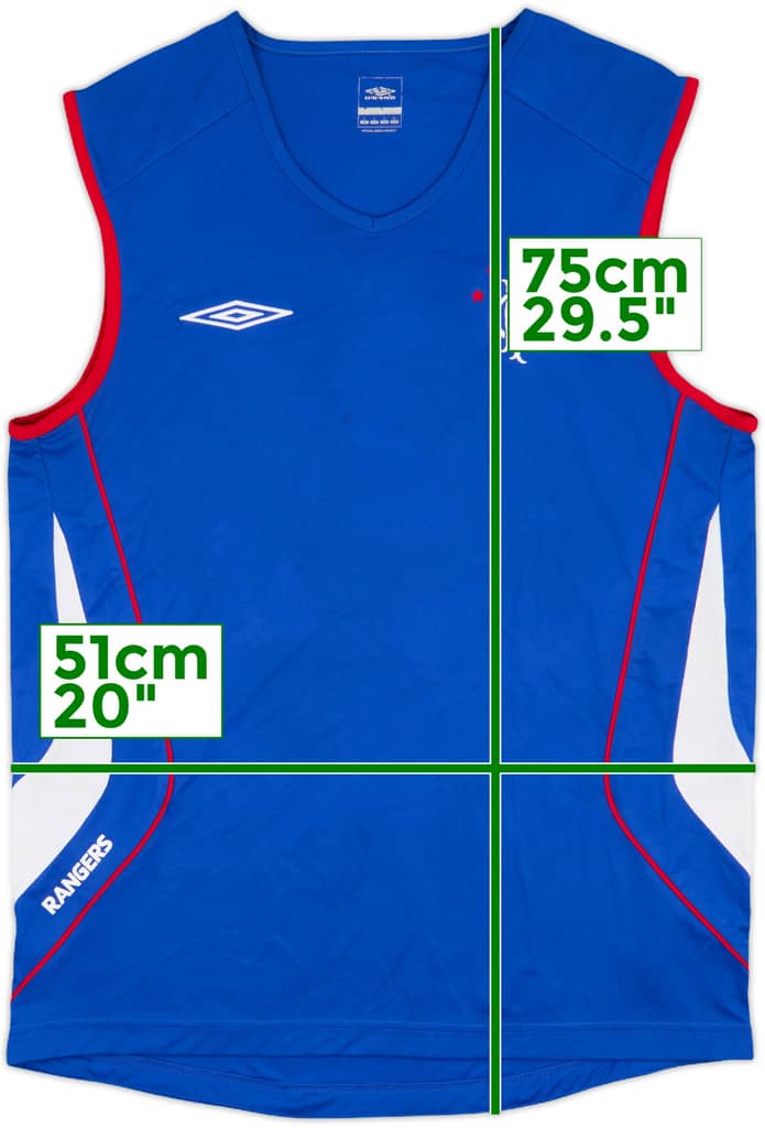 2007-08 Rangers Umbro Training Vest - 6/10 - (L)