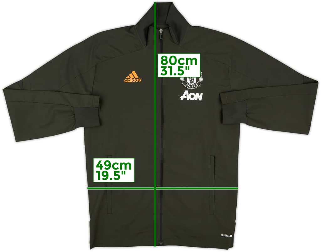 2020-21 Manchester United adidas Track Jacket - 10/10 - (S)