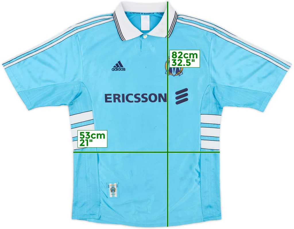 1998-99 Olympique Marseille Centenary Away Shirt - 5/10 - (L)
