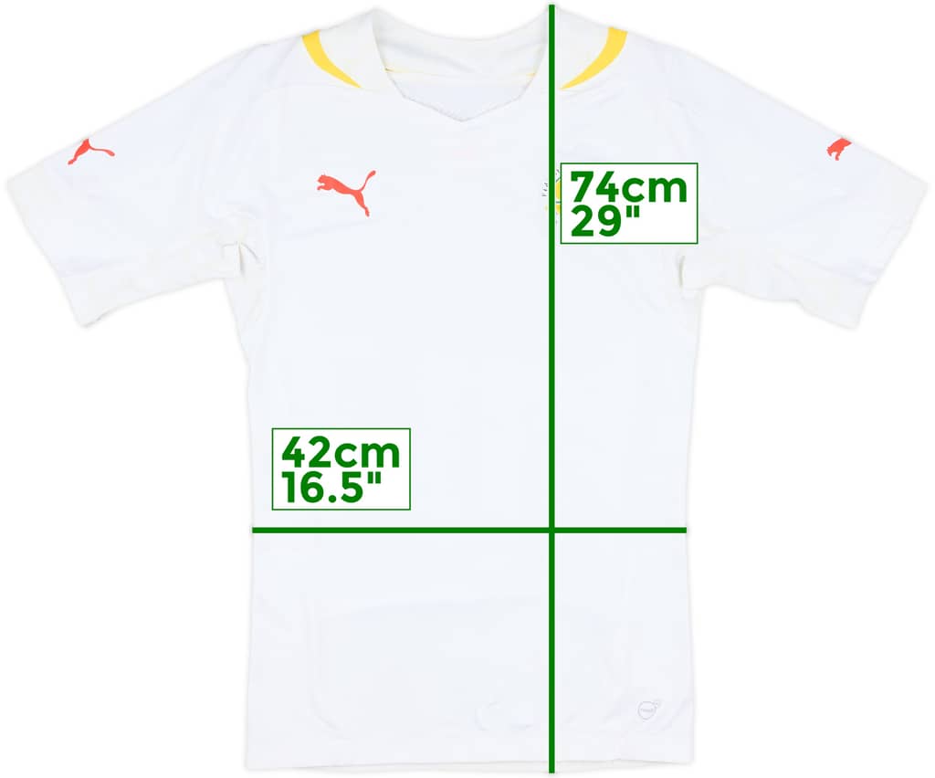 2015 Senegal Player Issue ACTV Fit Home Shirt - 7/10 - (XL)