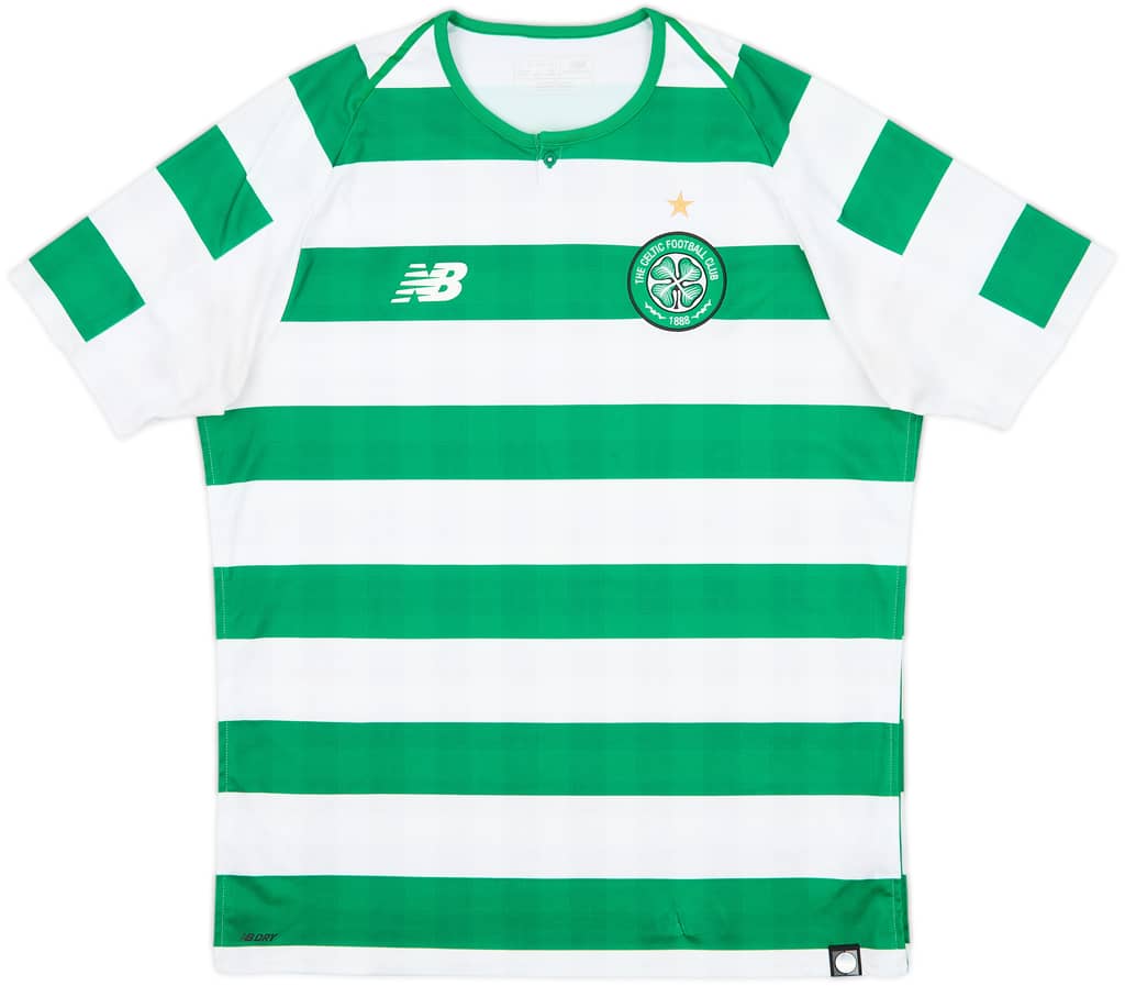 2018-19 Celtic Home Shirt - 8/10 - (M)