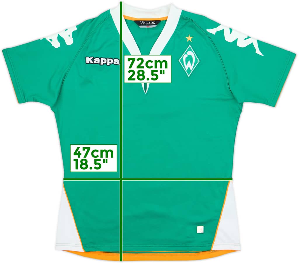 2007-08 Werder Bremen Home Shirt - 7/10 - (Women's L)