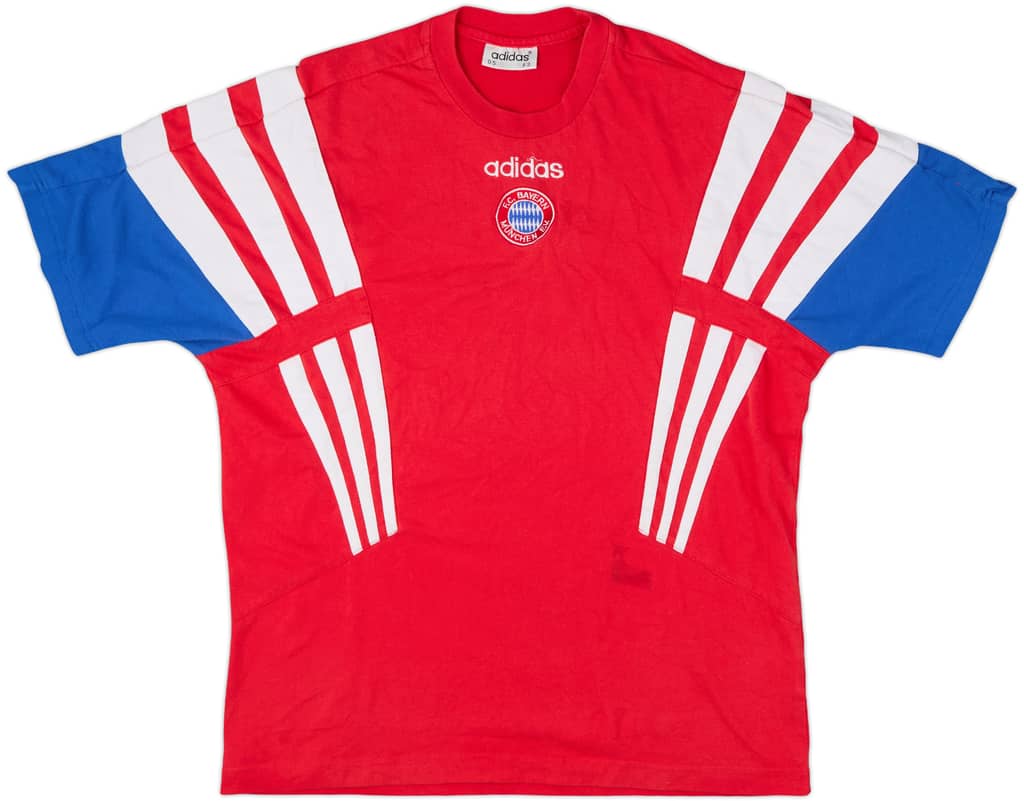 1995-96 Bayern Munich adidas Cotton Tee - 8/10 - (M)