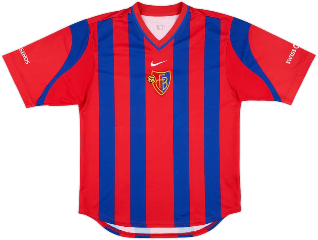 2000-02 FC Basel Home Shirt - 8/10 - (S)