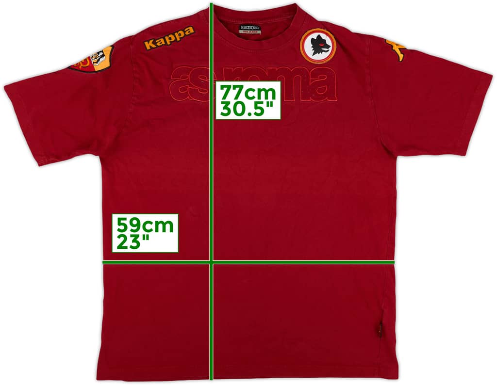 2011-12 Roma Kappa Cotton Tee - 7/10 - (XXL)