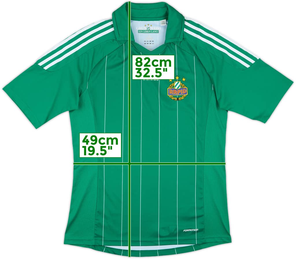 2011-12 Rapid Vienna Player Issue Home Shirt - 10/10 - (L)