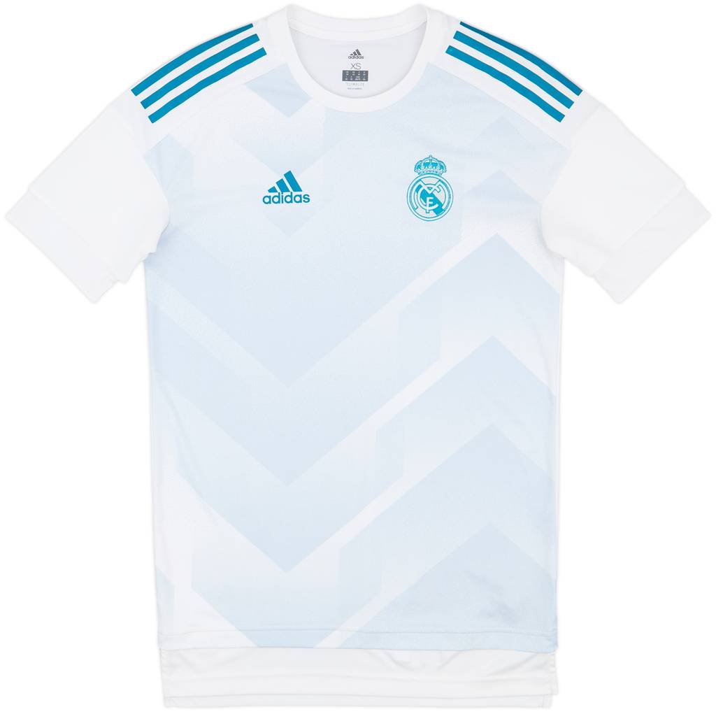 2017-18 Real Madrid adidas Training Shirt - 10/10 - (XS)