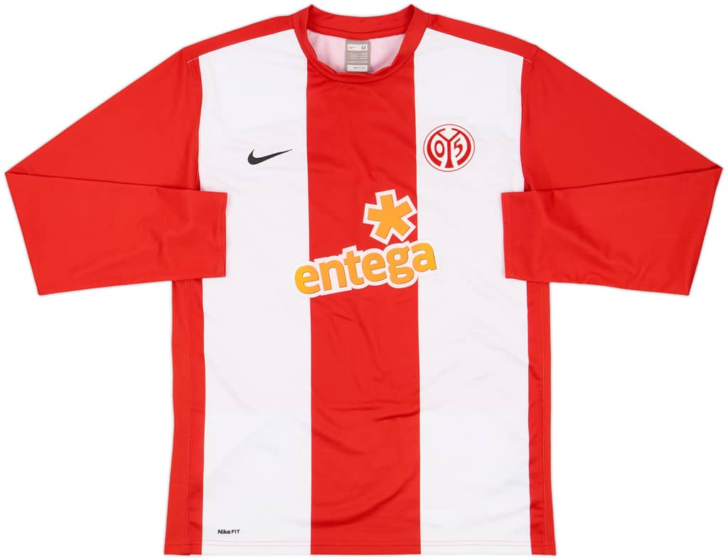 2009-10 FSV Mainz Home L/S Shirt - 10/10 - (M)