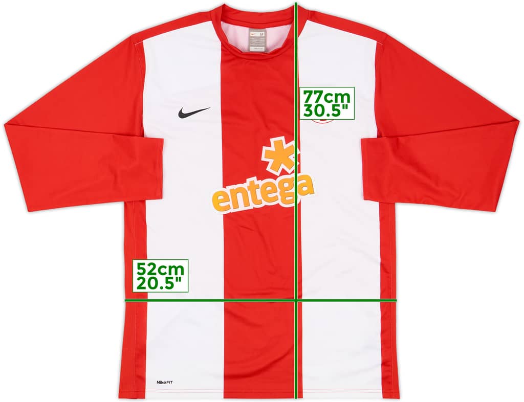 2009-10 FSV Mainz Home L/S Shirt - 10/10 - (M)