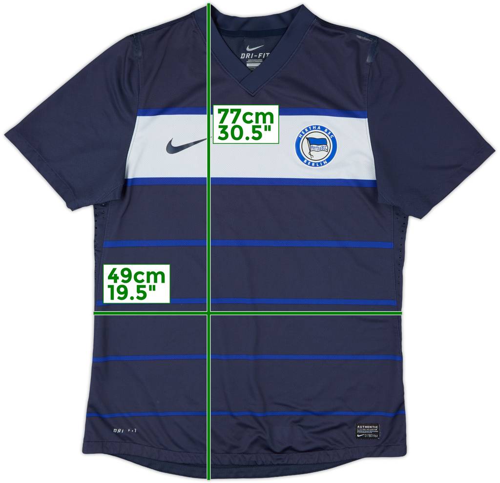 2011-12 Hertha Berlin Player Issue Home Shirt - 8/10 - (L)