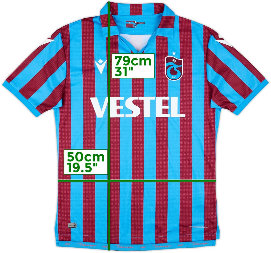 2021-22 Trabzonspor Home Shirt - 10/10 - (XL)