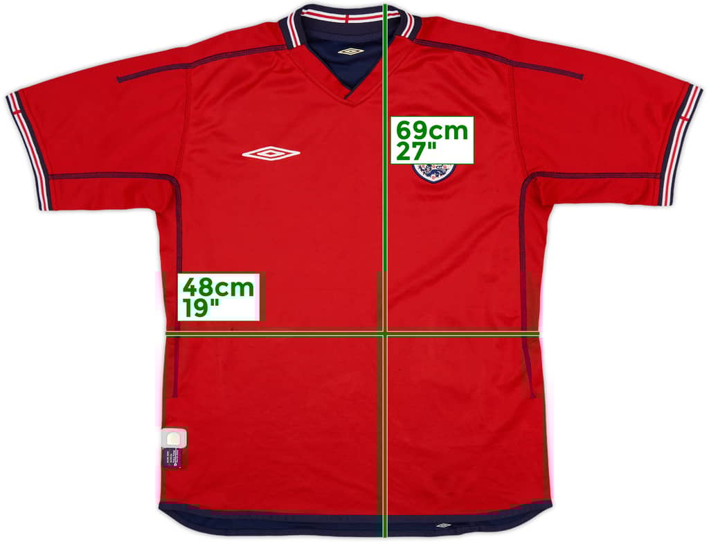 2002-04 England Away Shirt - 5/10 - (S)