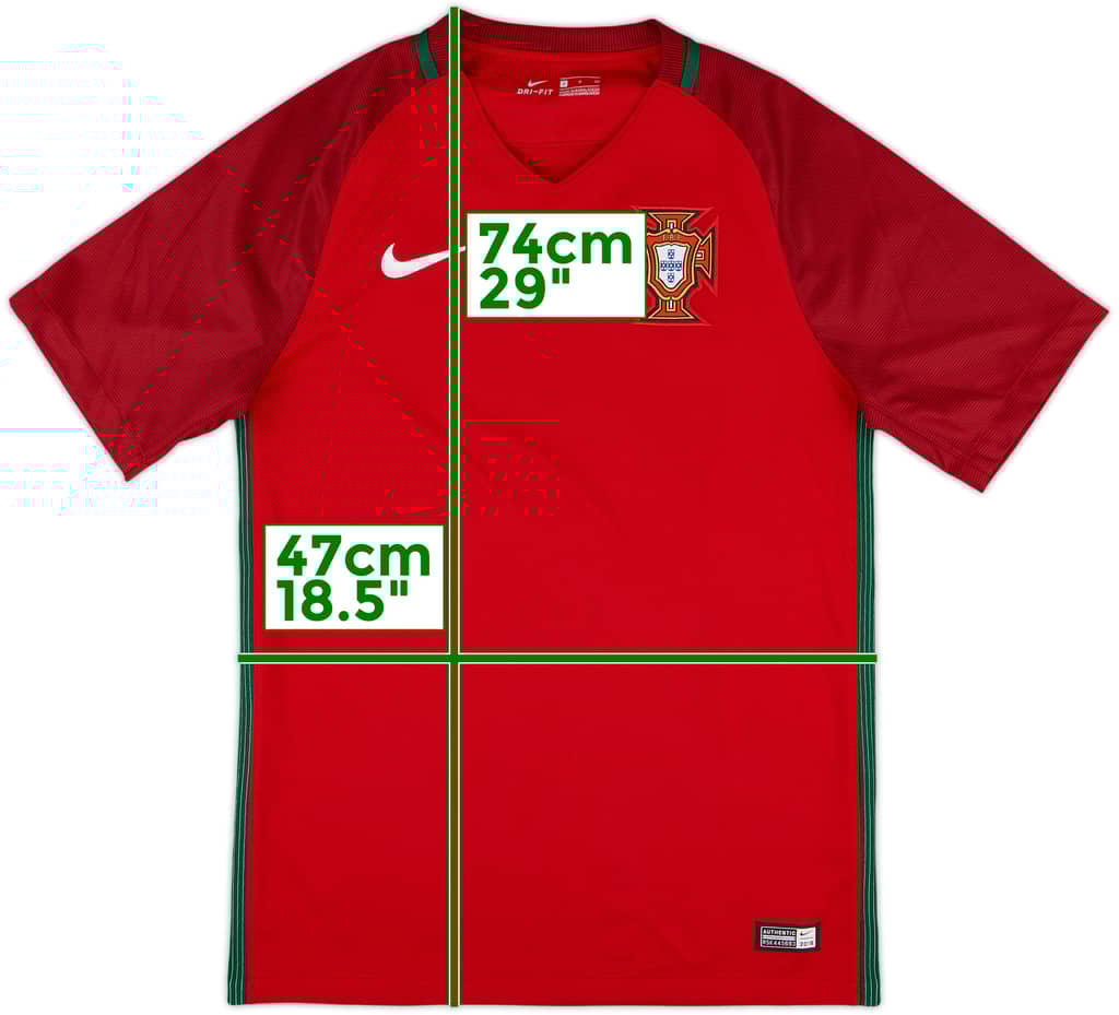 2016-18 Portugal Home Shirt - 10/10 - (S)