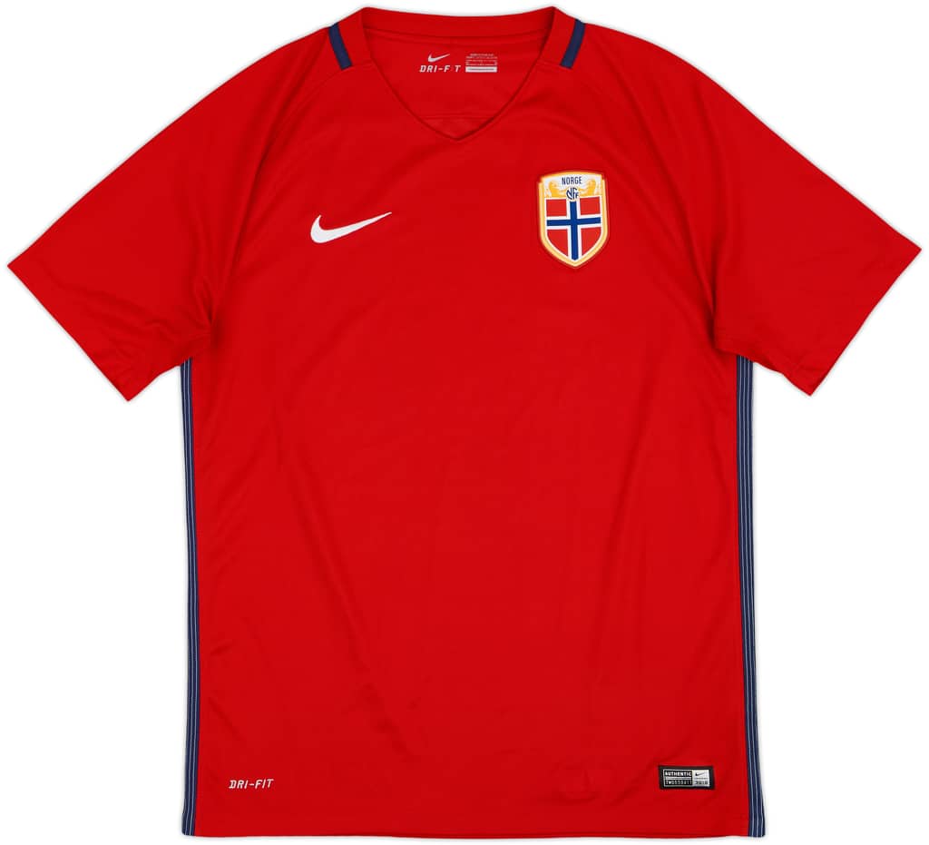 2016-18 Norway Home Shirt - 9/10 - (M)
