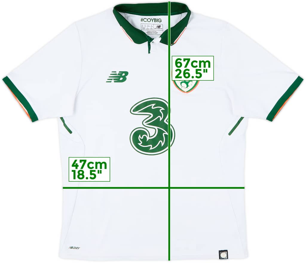 2017-18 Ireland Away Shirt - 8/10 - (S)