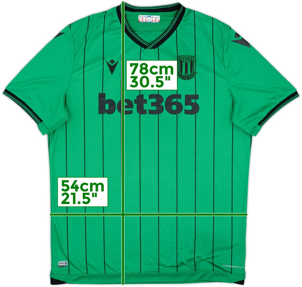 2021-22 Stoke City Away Shirt - 8/10 - (XXL)