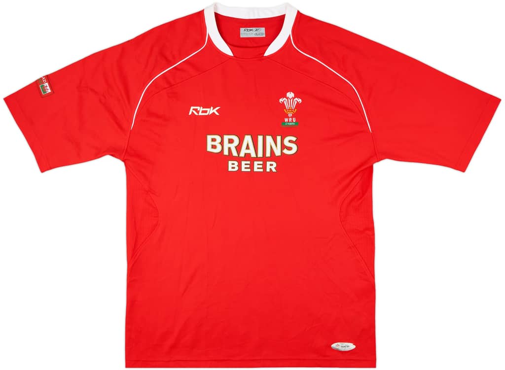 2007-08 Wales Rugby Home Shirt - 9/10 - (XXL)