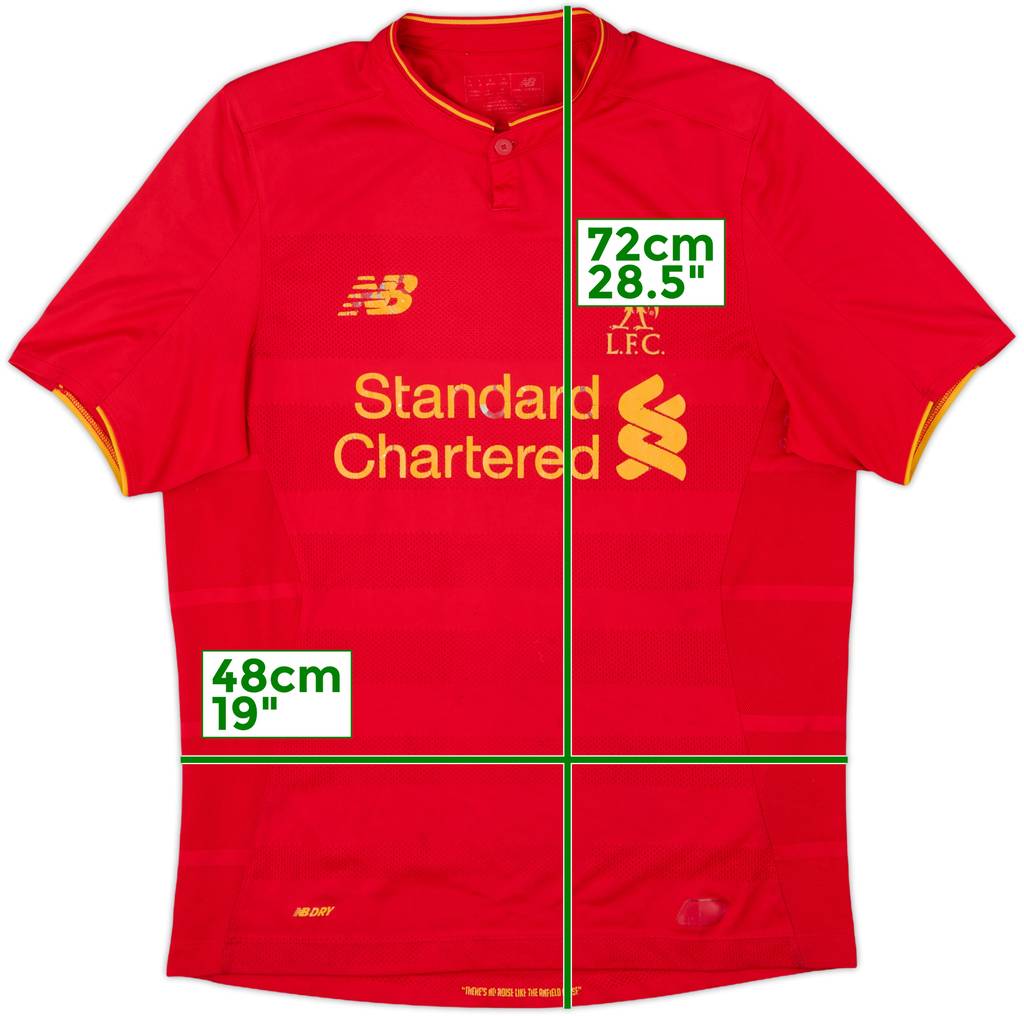 2016-17 Liverpool Home Shirt - 4/10 - (M)