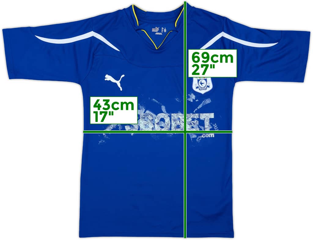 2010-11 Cardiff Home Shirt - 3/10 - (S)