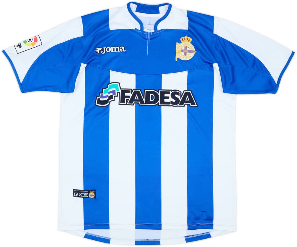 2003-04 Deportivo de La Coruna Home Shirt - 6/10 - (M)