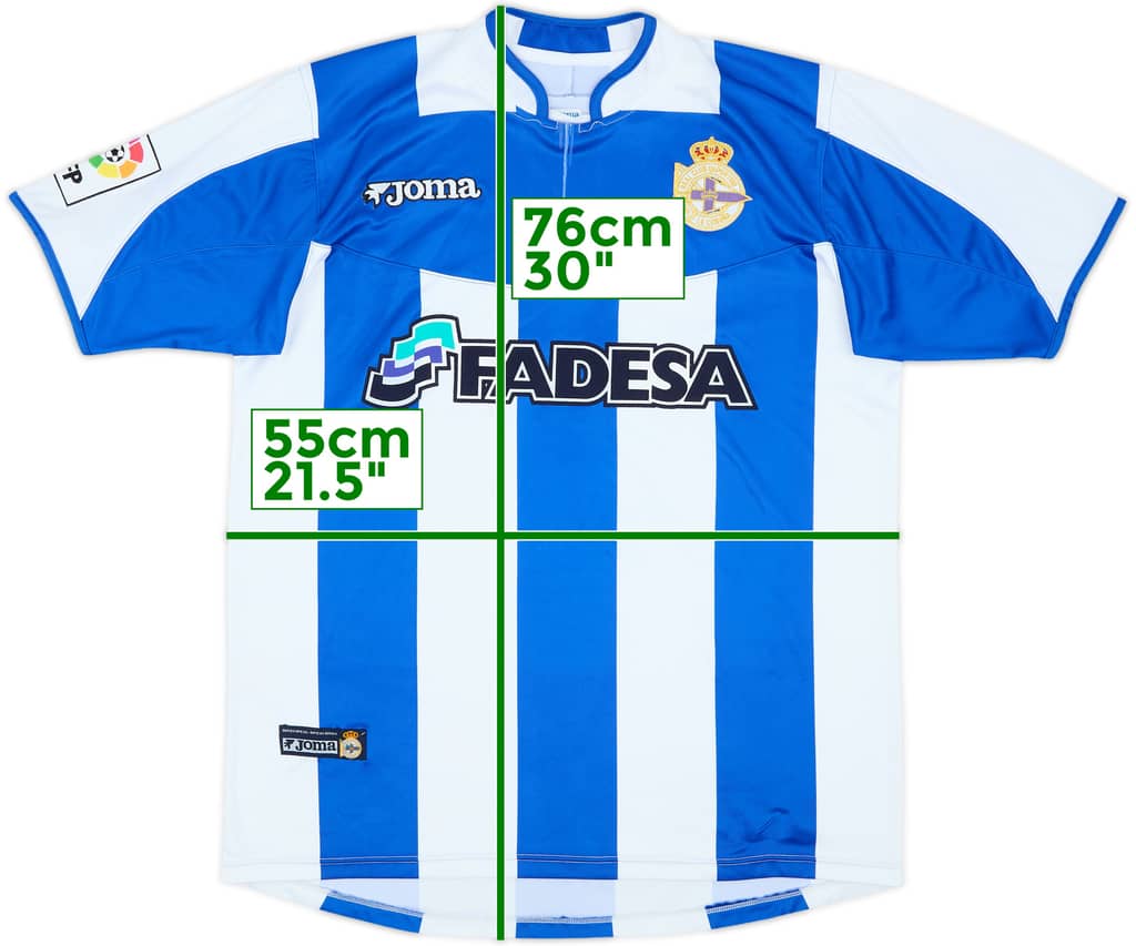 2003-04 Deportivo de La Coruna Home Shirt - 6/10 - (M)