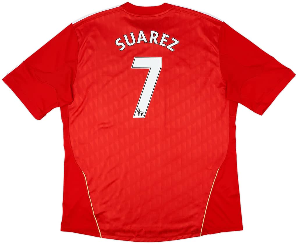 2010-12 Liverpool Home Shirt Suarez #7 - 6/10 - (3XL)