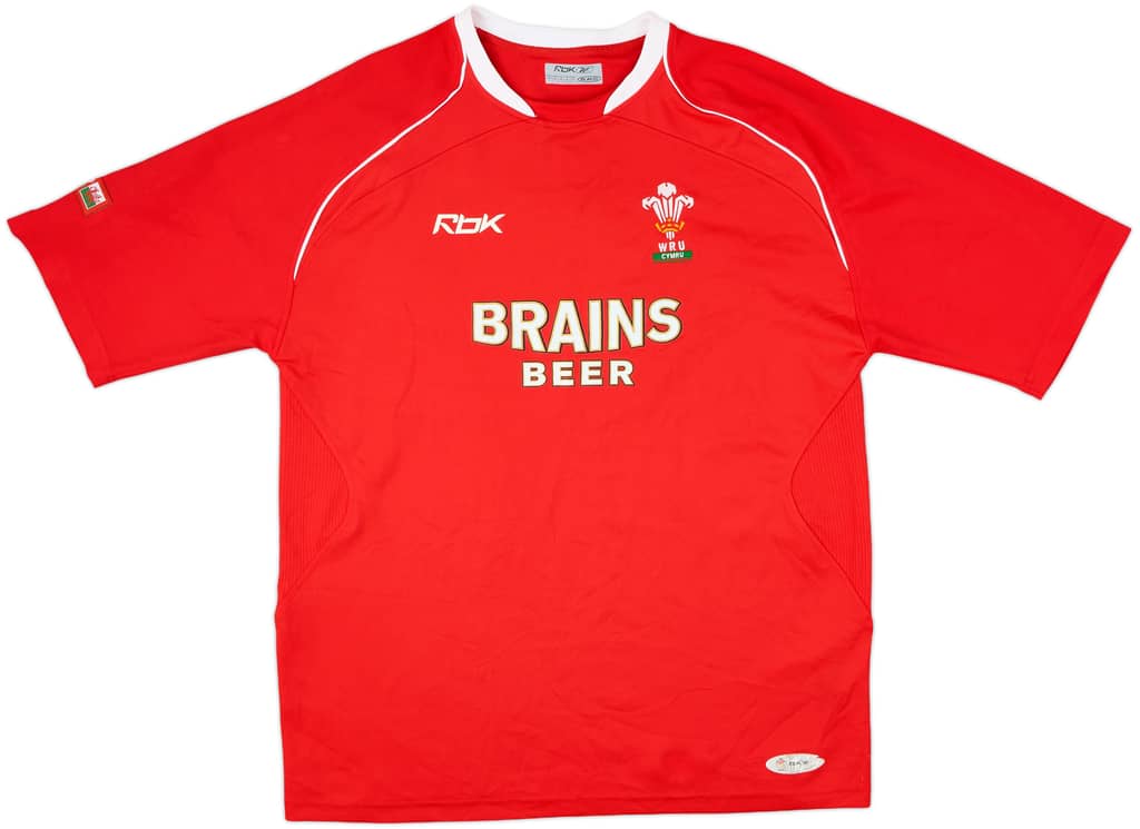 2007-08 Wales Rugby Home Shirt - 9/10 - (XXL)