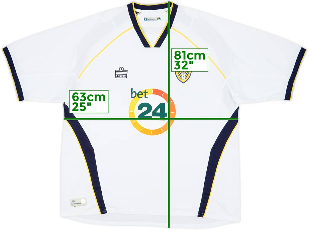 2006-07 Leeds United Home Shirt - 8/10 - (XL)