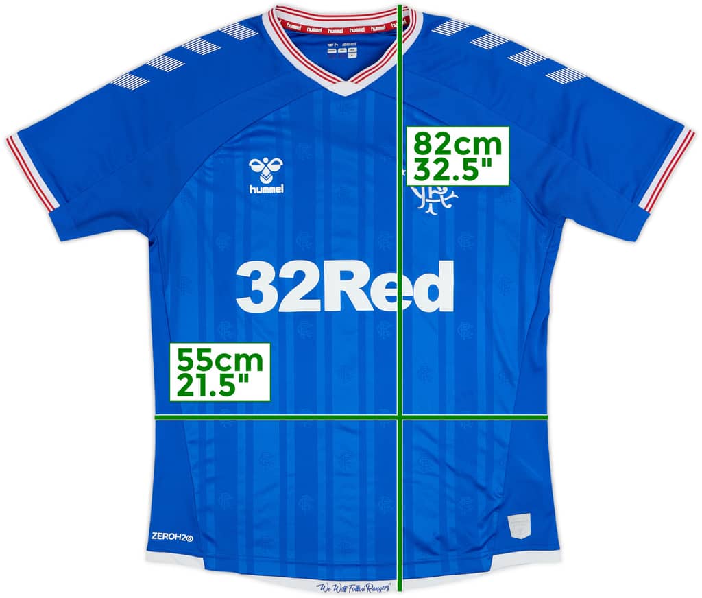 2019-20 Rangers Home Shirt - 8/10 - (L)