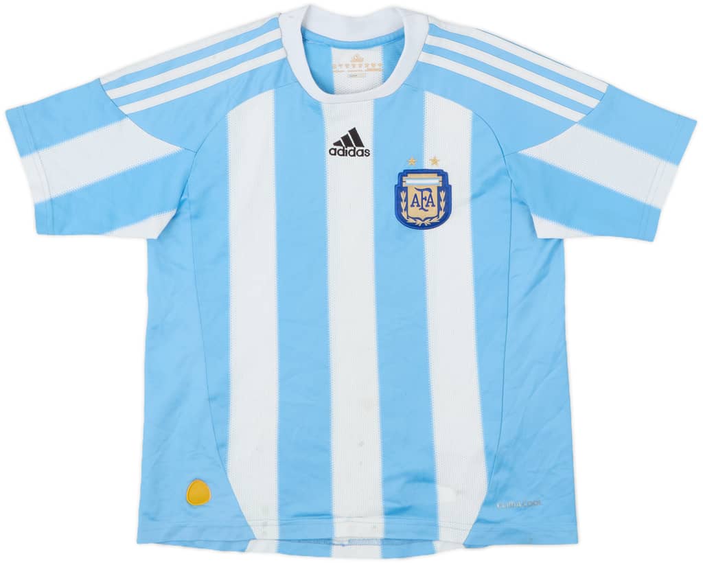 2010-11 Argentina Home Shirt - 6/10 - (S.Boys)