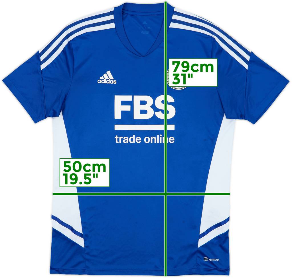 2022-23 Leicester City adidas Training Shirt - 7/10 - (L)