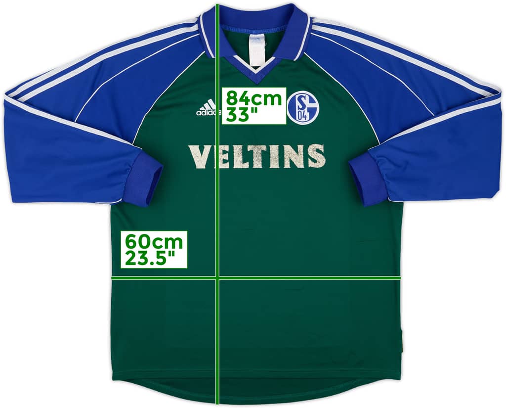 2000-01 Schalke Player Issue Third L/S Shirt - 5/10 - (XL)