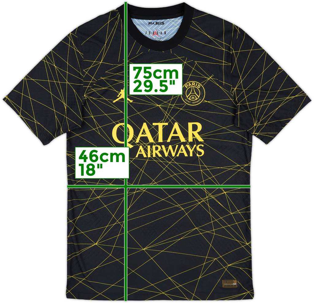 2022-23 Paris Saint-Germain Authentic Fourth Shirt - 10/10 - (S)