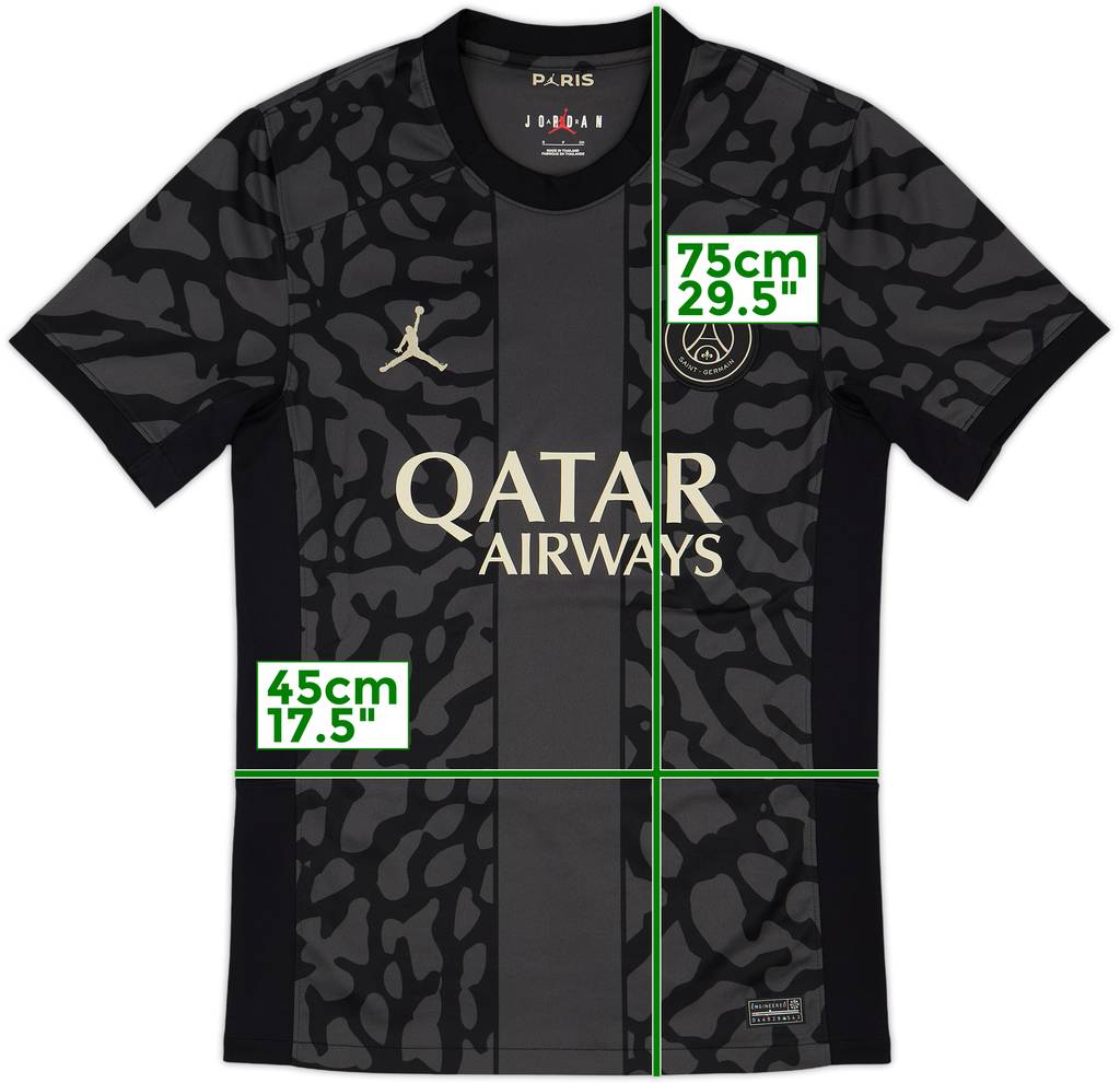 2023-24 Paris Saint-Germain Third Shirt - 10/10 - (S)
