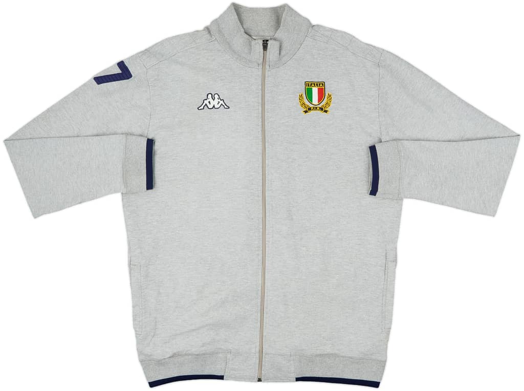 2012-13 Italy Rugby Kappa Track Jacket - 8/10 - (3XL)