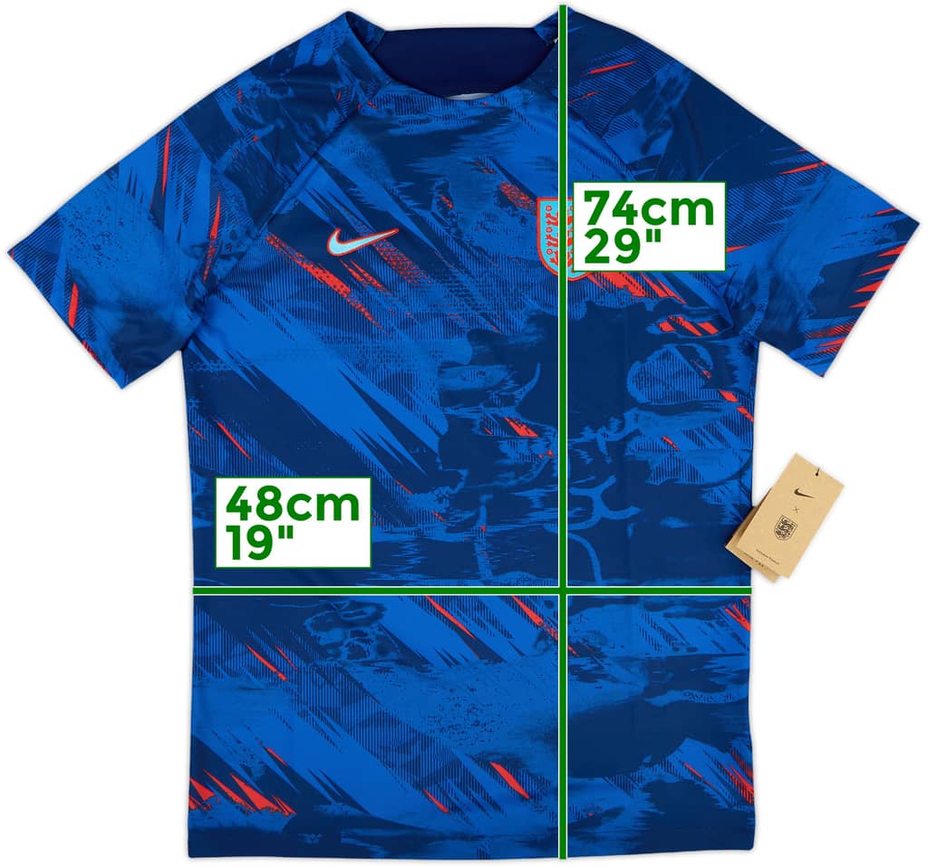 2022-23 England Nike Pre-Match Training Shirt (M)