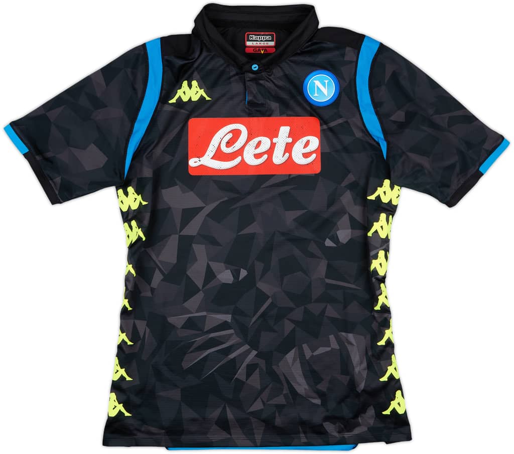 2018-19 Napoli Authentic Away Shirt - 7/10 - (L)