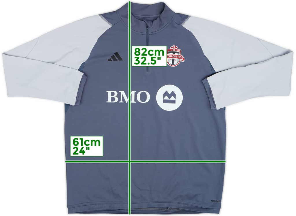 2023-24 Toronto adidas 1/4 Zip Drill Top - 8/10 - (XL)