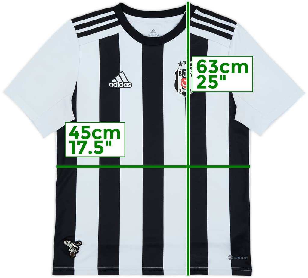 2022-23 Besiktas Away Shirt - 5/10 - (L.Boys)