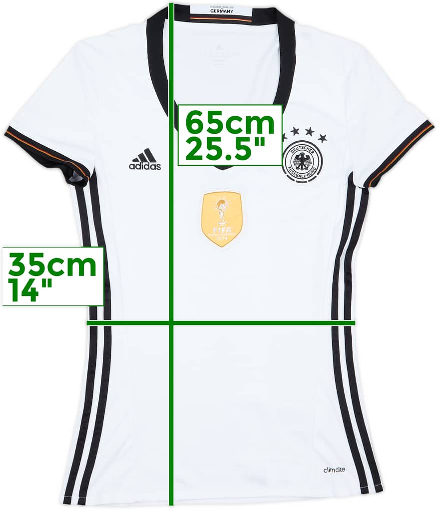2015-16 Germany Home Shirt - 8/10 - (Women's XS)