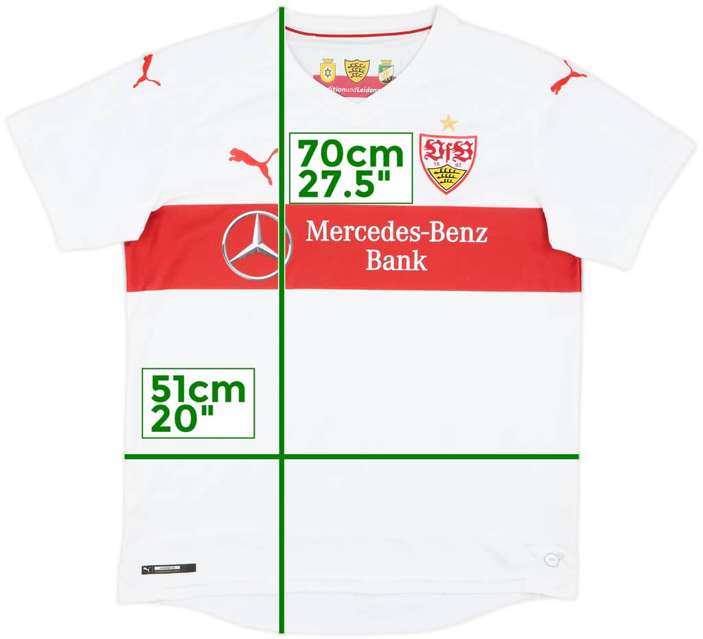 2018-19 Stuttgart Home Shirt - 9/10 - (XS)